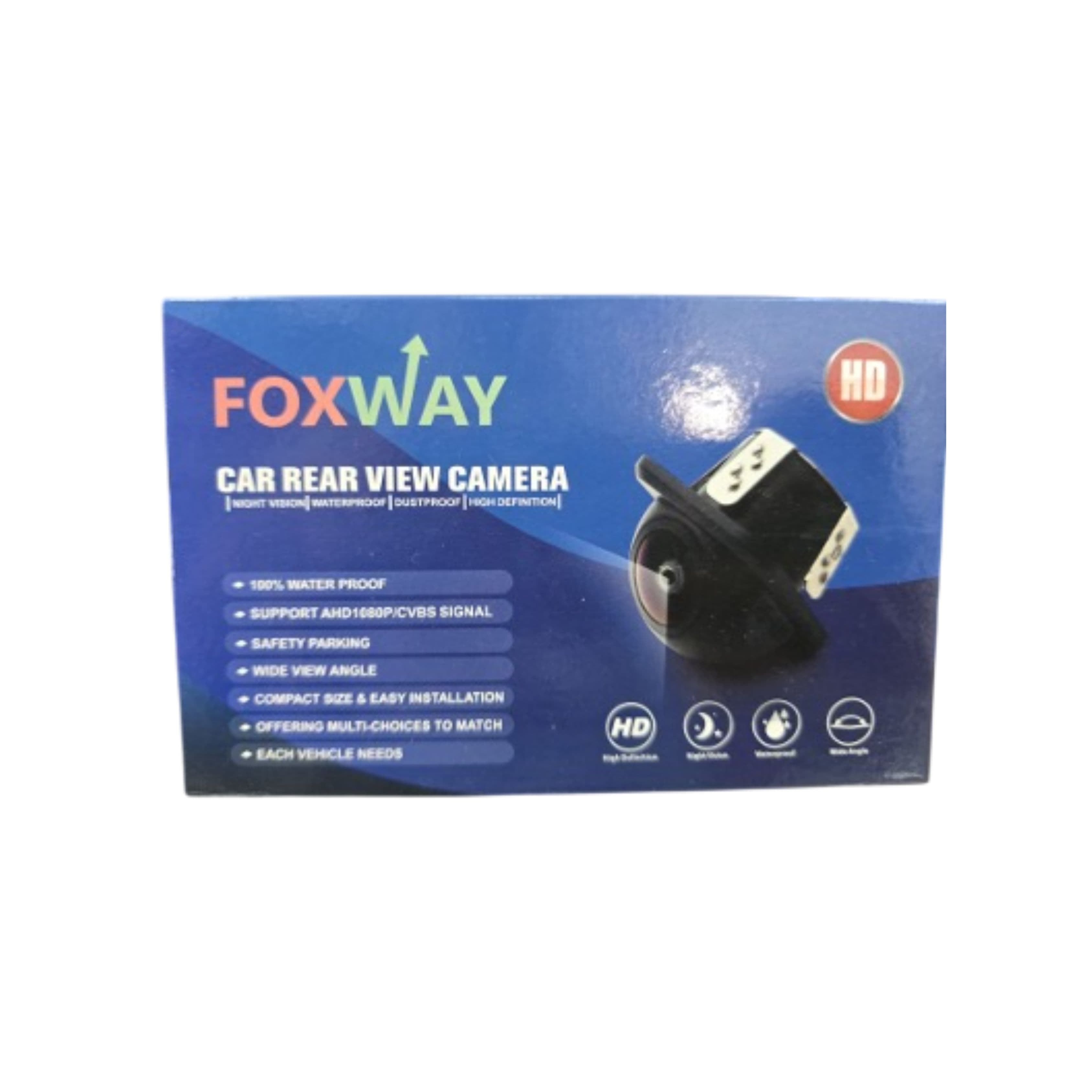 מצלמת רוורס לרכב FOXWAY – HD דגם 185 A